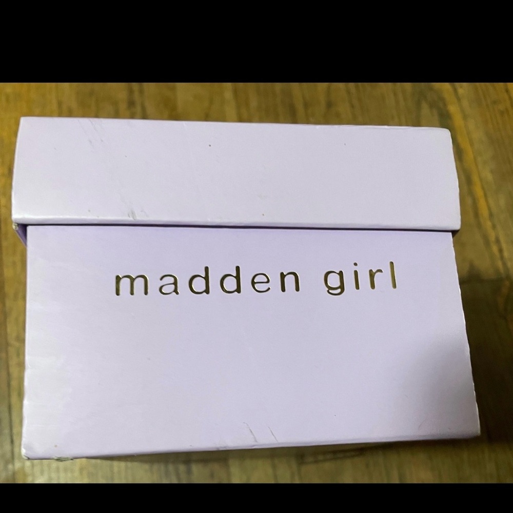 Madden Girl Pastel Purple Empty Storage Shoe Box